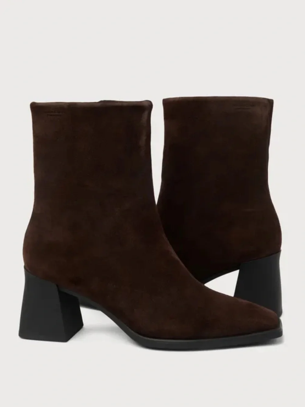 NIB Vagabond Shoemakers Hedda Mid-Calf Boots in Espresso Brown Suede EU 37